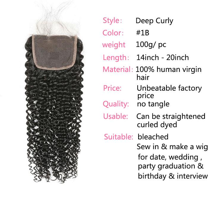 GS Virgin Hair 3 Bundles Italian Curly Hair Weave With 5x5 HD Lace Closure  – Gsvirginhair